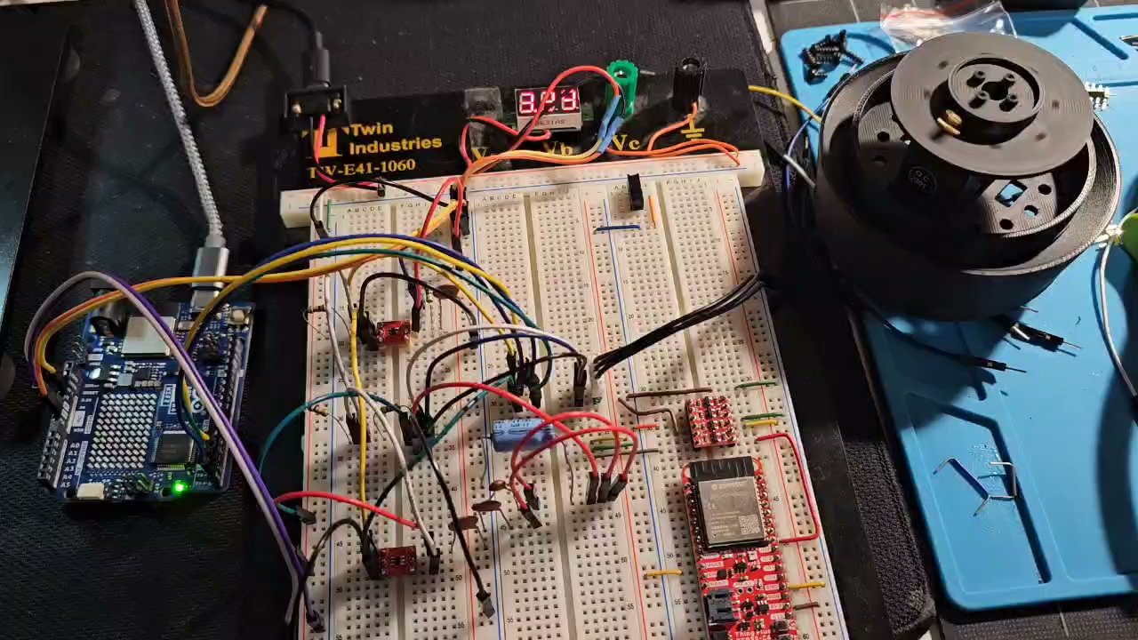 Motor and embedded electronics prototype