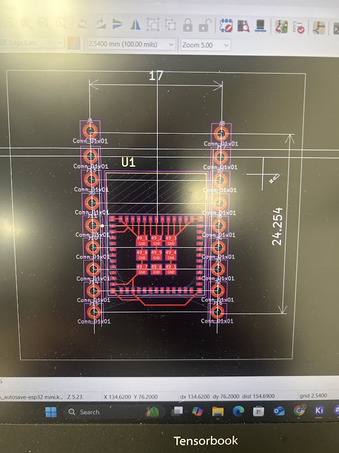 ESP32 module PCB layout