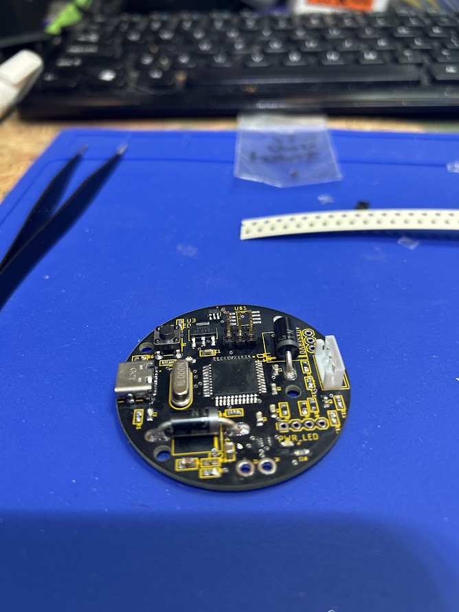 Round custom PCB